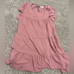 Altar’d state pink baby doll dress size large